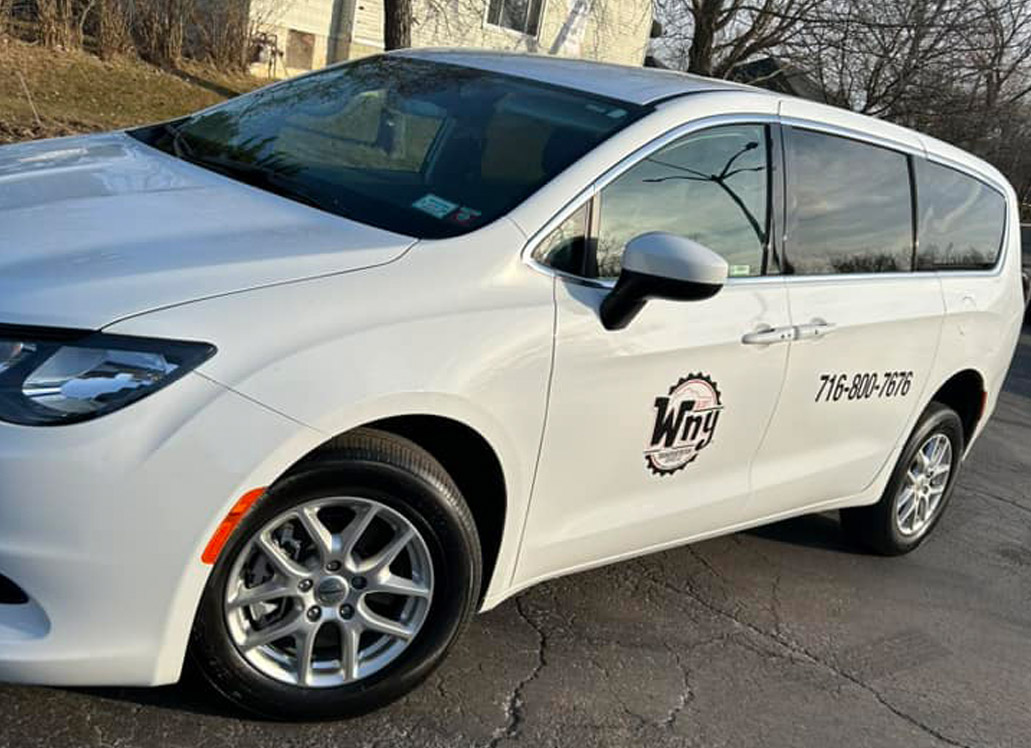 WNY Transportation Services vehicle in Buffalo, NY